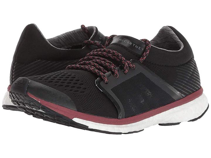 Adidas By Stella Mccartney Adizero Adios (core Black/granite/noble Maroon) Women's Running Shoes