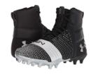 Under Armour Kids Ua C1n Mc Football (little Kid/big Kid) (black/silver) Boys Shoes