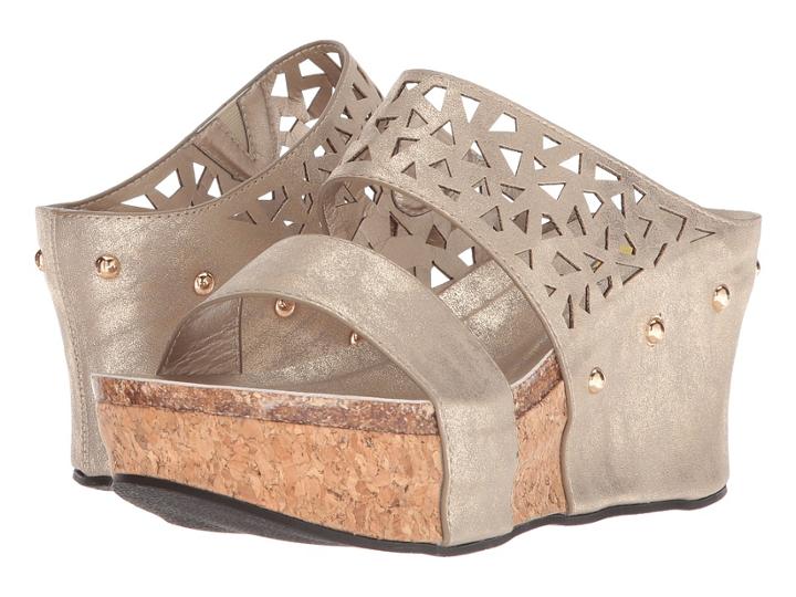 Volatile Santino (gold) Women's Wedge Shoes