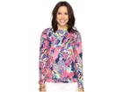 Lilly Pulitzer Jojo Top (indigo Sunken Treasure) Women's Clothing