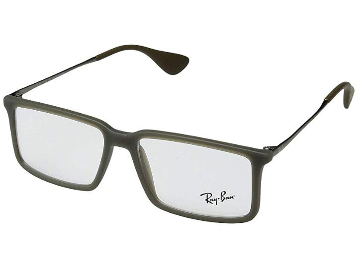 Ray-ban 0rx7043 (rubber Demi Gloss Military) Fashion Sunglasses