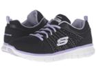 Skechers Look Book (black Lavender) Women's Shoes