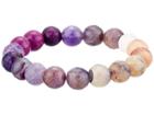 Dee Berkley Seventh Chakra Spiritual Enlightenment Gemstone Beaded Bracelet (multi/purple) Bracelet