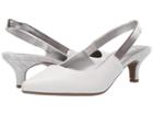Anne Klein Aileen Slingback Heel (white) Women's Sling Back Shoes