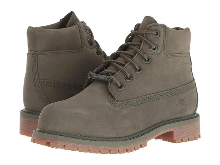 Timberland Kids 6 Premium Waterproof Boot (little Kid) (grape Leaf) Kids Shoes