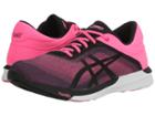 Asics Fuzex Rush (hot Pink/black/white) Women's Running Shoes
