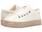 Rocket Dog Madox (white/white Multi 8a Canvas/rainbow Road) Women's Lace Up Casual Shoes