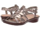 Clarks Loomis Katey (pewter Metallic Leather) Women's Sandals