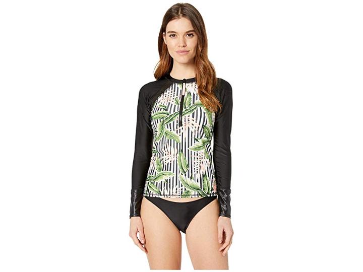 Body Glove Samoa Surf's Up Rashguard (black) Women's Swimwear