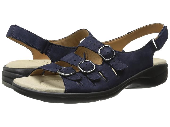Clarks Saylie Medway (navy Nubuck) Women's Sandals