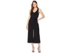 Three Dots Ponte Sleeveless Jumpsuit (black) Women's Jumpsuit & Rompers One Piece