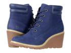 Timberland Earthkeepers(r) Amston 6 Boot (dark Blue Nubuck) Women's Lace-up Boots