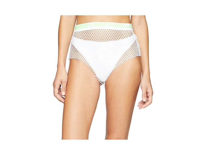 Puma Puma X Fenty By Rihanna Mesh Bikini Bottom (bright White) Women's Swimwear