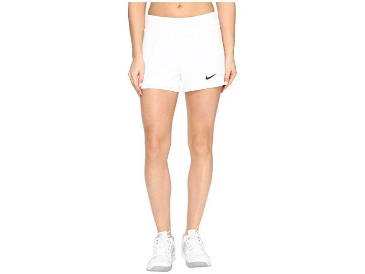 Nike Nike Court Flex Pure Tennis Short (white/black) Women's Shorts