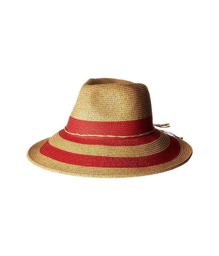 Scala Stripe Braid Safari (red) Caps