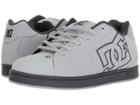 Dc Net (grey/grey/white) Men's Skate Shoes
