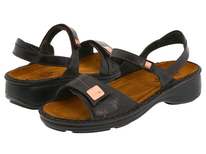 Naot Papaya (espresso Leather) Women's Sandals