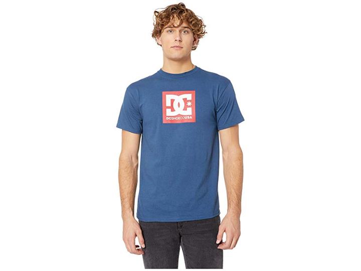 Dc Square Star Short Sleeve (sodalite Blue) Men's Clothing