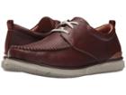 Clarks Edgewood Mix (mahogany Tumbled Leather) Men's Shoes