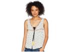 Roper 1817 Sleeveless Cardigan (white) Women's Sweater