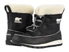 Sorel Kids Whitneytm Carnival (little Kid/big Kid) (black/sea Salt) Girls Shoes