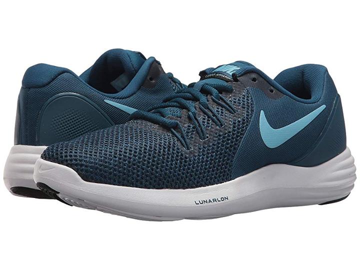 Nike Lunar Apparent (blue Force/blue Gale/black/white) Women's Running Shoes
