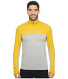 Brooks Dash 1/2 Zip (heather Finch/heather Oyster) Men's Long Sleeve Pullover