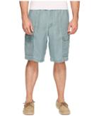 Tommy Bahama Big & Tall Big Tall Linen The Dream Cargo Lounger (pacific Storm) Men's Shorts