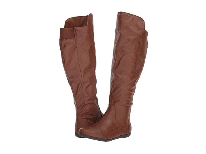 Fergalicious Believe Wide Calf (cognac) Women's Boots