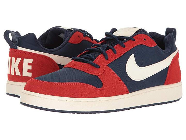 Nike Recreation Low Prem (midnight Navy/sail/university Red) Men's Basketball Shoes