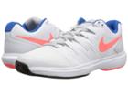 Nike Air Zoom Prestige (white/hot Lava/pure Platinum/blue Nebula) Women's Tennis Shoes