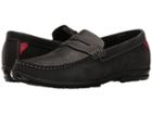 Footjoy Club Casuals Handswen Penny Loafer (bomber Black) Men's Golf Shoes