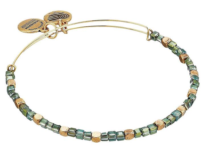 Alex And Ani Wisdom Bangle Jungle (rafaelian Gold) Bracelet