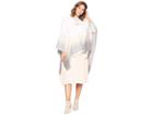 Calvin Klein Ombre Border Woven Ruana (blush) Women's Clothing