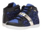 Pampili Sneaker Flat 403021 (little Kid/big Kid) (blue Leopard) Girl's Shoes