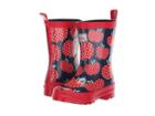 Hatley Kids Limited Edition Rain Boots (toddler/little Kid) (polka Dot Apples Red/navy) Girls Shoes