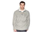 True Grit Frosty Cord Pile 1/4 Zip Pullover (sage) Men's Clothing