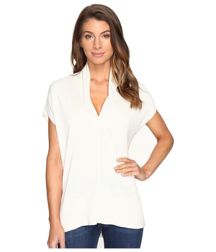 Lilla P Shawl Collar Pullover (magnolia) Women's Clothing