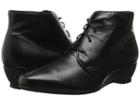 Munro Kara (black Leather) Women's Lace-up Boots