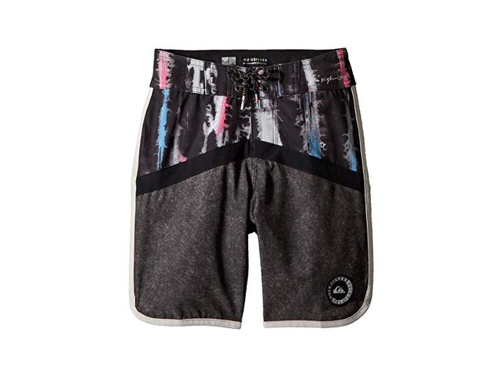 Quiksilver Kids Highline Fortune Boardshorts (big Kids) (tarmac) Boy's Swimwear