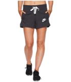 Nike Sportswear Gym Classic Short (black Heather/sail) Women's Shorts