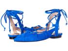 Boutique Moschino Lace-up Flats (blue) Women's Shoes