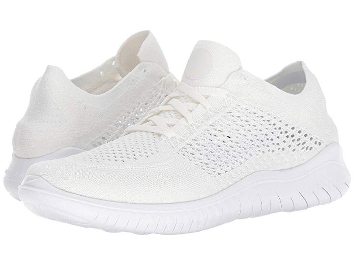 Nike Free Rn Flyknit (white/white) Men's Shoes
