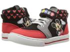 Josmo Kids Mickey High Top Sneaker (toddler/little Kid) (black/red) Boys Shoes