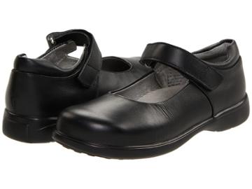 Jumping Jacks Kids Tutor (adult) (black Leather) Girl's Shoes