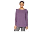 Tasc Performance Balance Loose Fit Long Sleeve Top (eclipse Heather) Women's Clothing