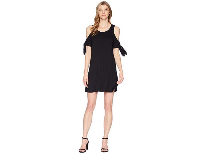 Karen Kane Cold Shoulder Knot Dress (black) Women's Dress