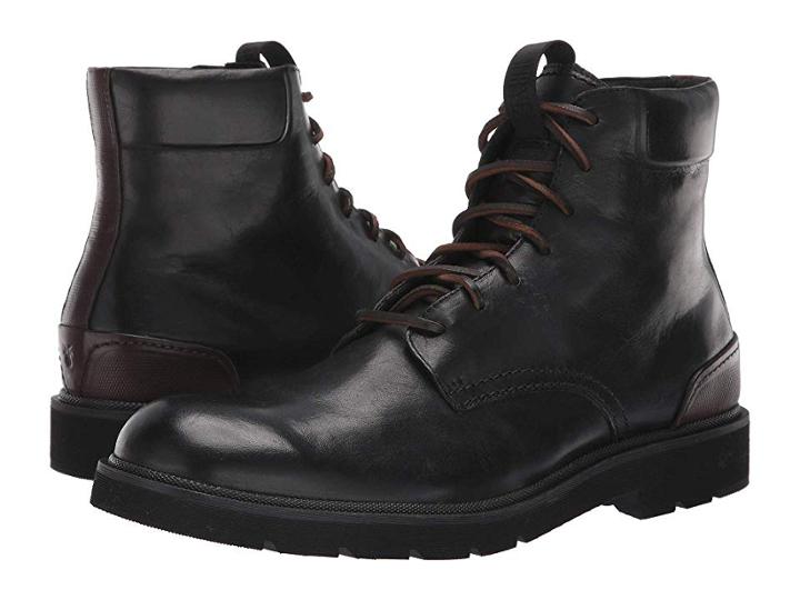 Frye Terra Lace-up (black Smooth Full Grain) Men's Lace-up Boots