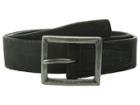 John Varvatos Star U.s.a. 35mm Full Weight Harness Leather Belt (black) Men's Belts