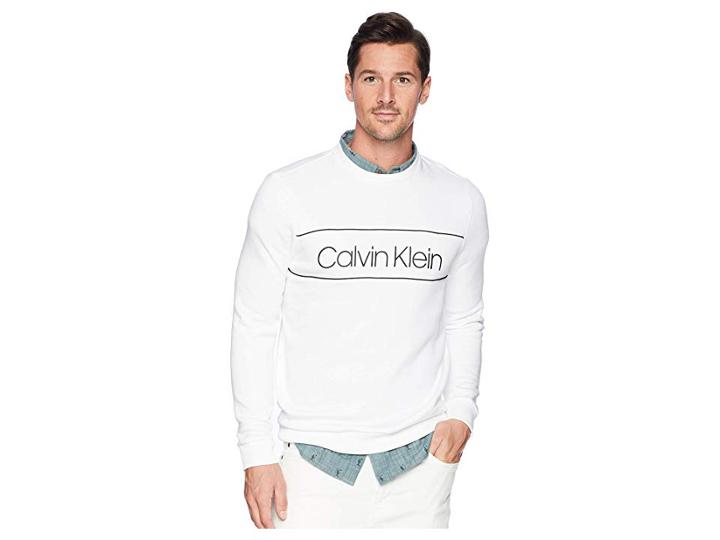 Calvin Klein The Soft-touch Fleece (brilliant White) Men's Fleece